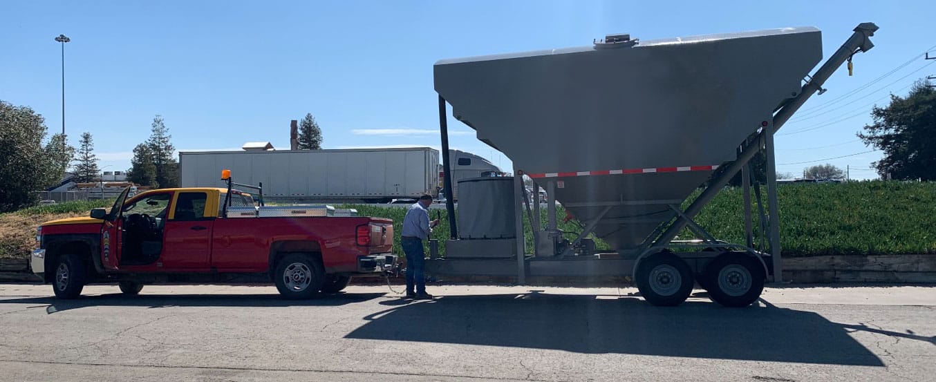 200 Barrel LowProfile Portable Silo Mixers