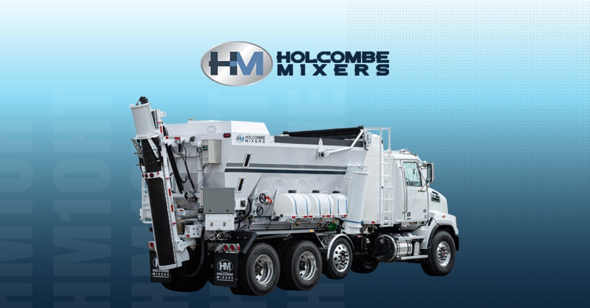 HM10H 10-Yard Volumetric Concrete Mixer Holcombe Mixers