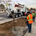 Concrete Mobile Mix with a Holcombe Mixers Concrete Truck