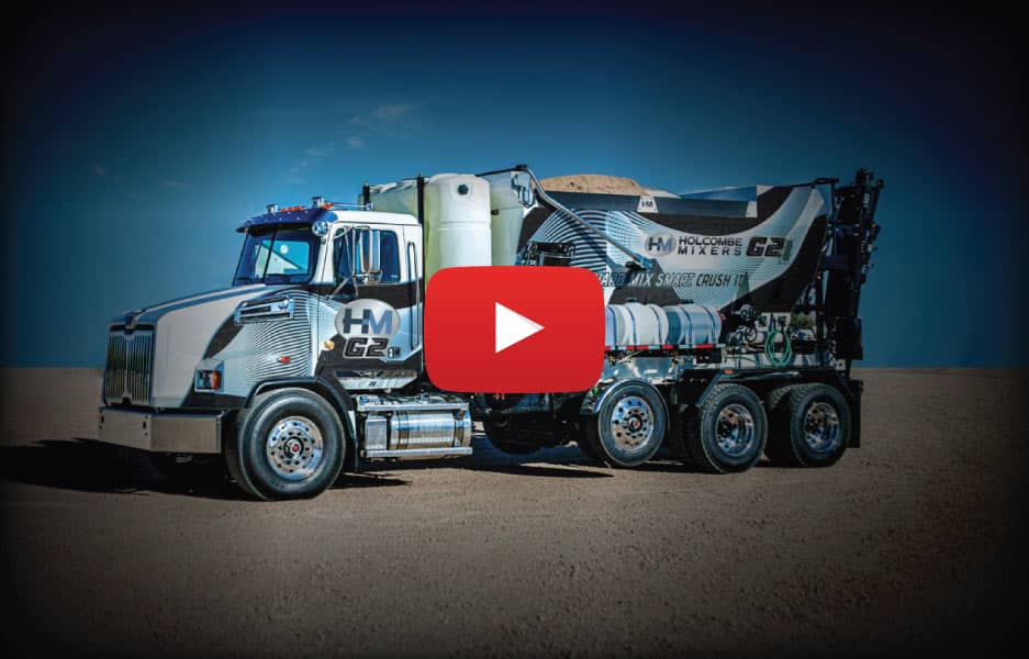 HM G2, Holcombe mixers volumetric truck overview video