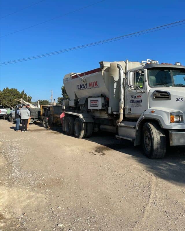 Holcombe Mixer on the job doing a pool in Austin, TX for Easy Mix Concrete Services.  Click on the link in our bio to learn more about how Holcombe Mixers can start saving your business time and money by producing your own concrete.